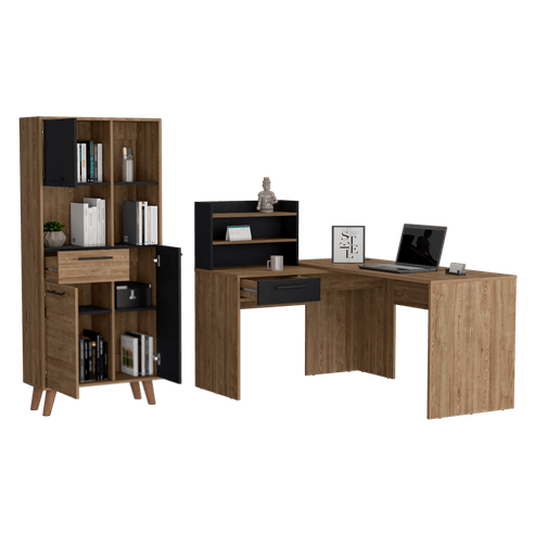 Combo de estudio Stanford HomeCollection Wengue Miel