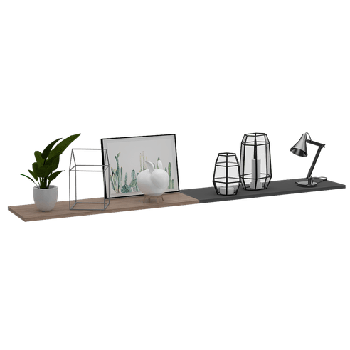 Repisa Wall Z 160X25 Vassel RTA Meiel Plomo
