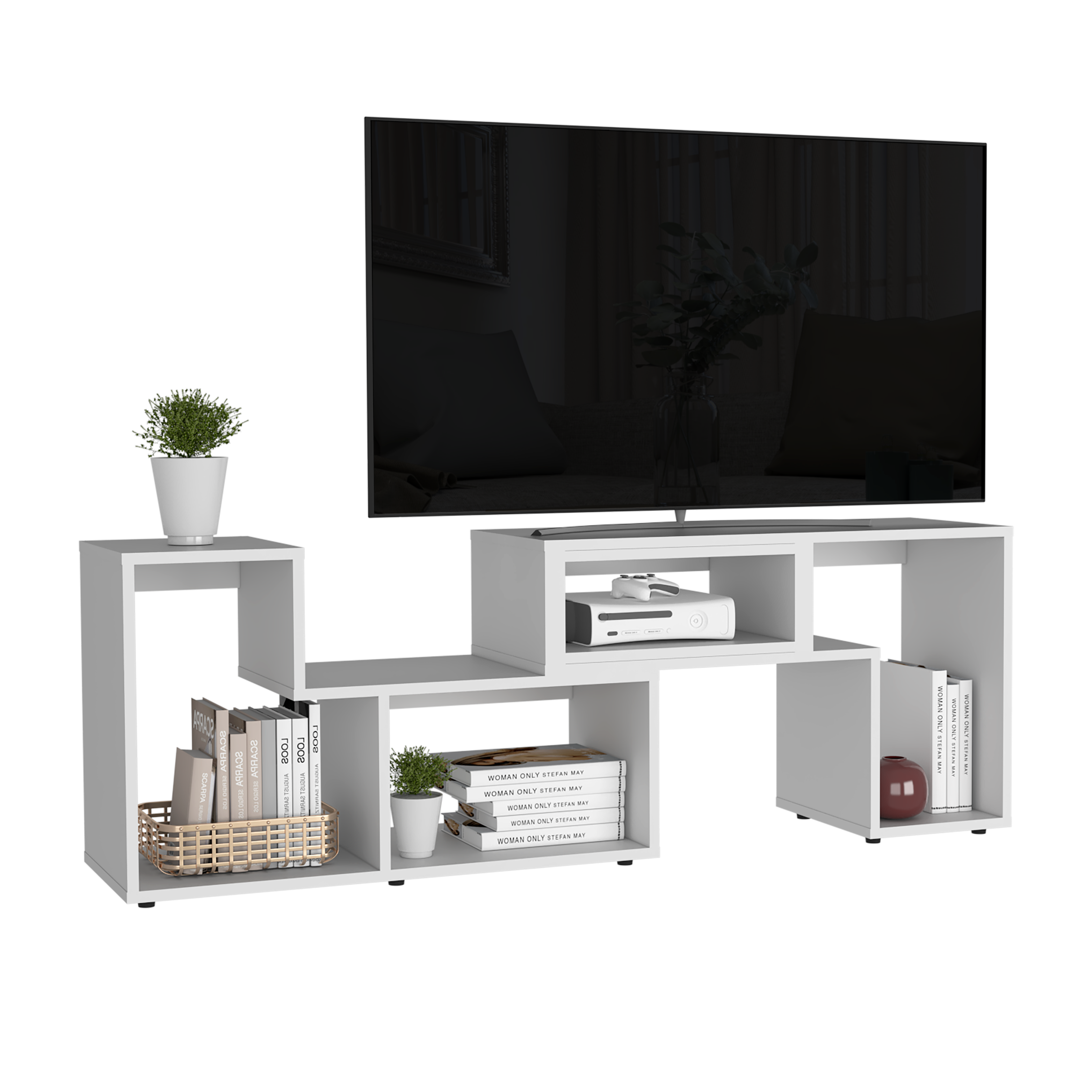 Rack TV Extensible Beijing RTA Blanco