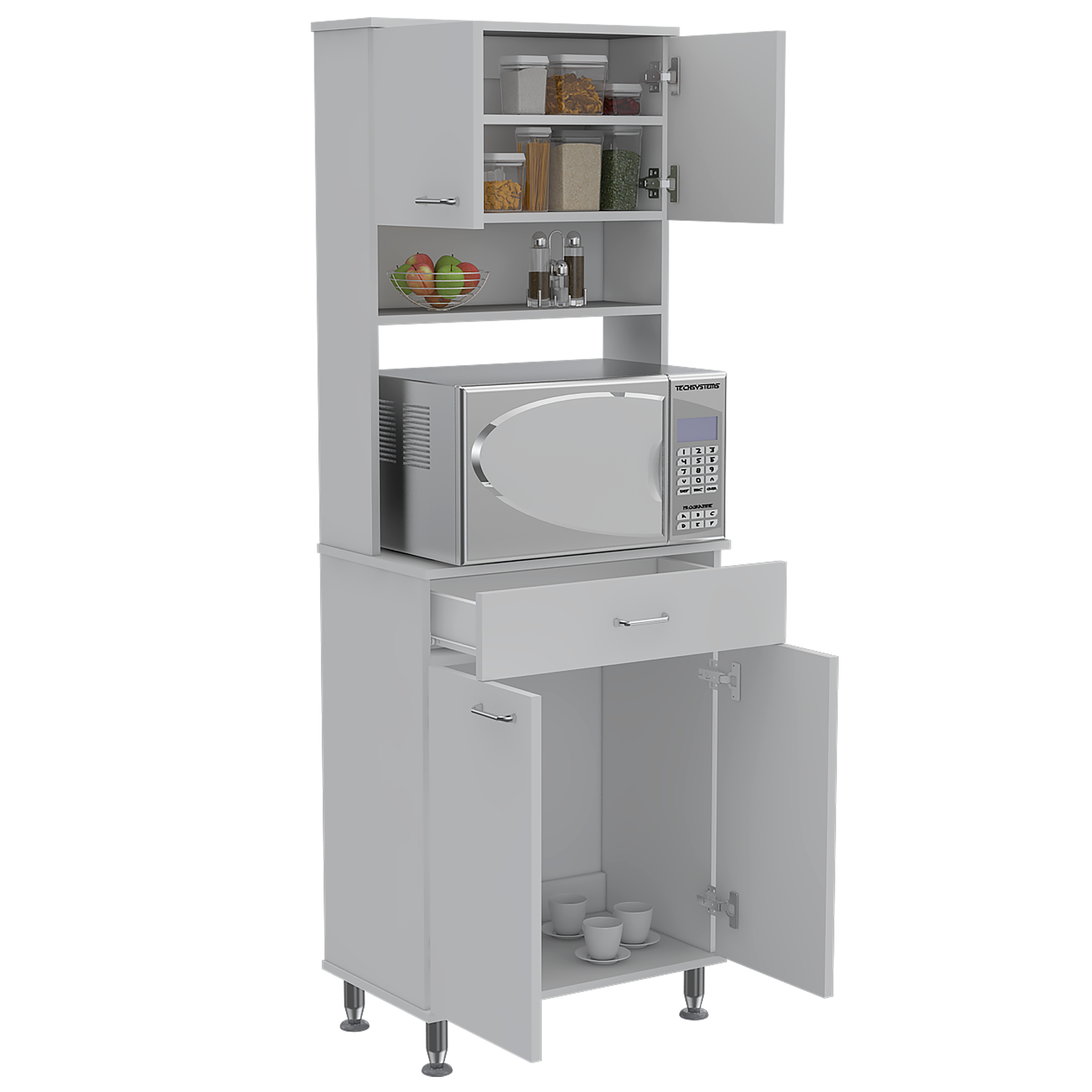 Mueble Alacena Della 60 RTA Blanco