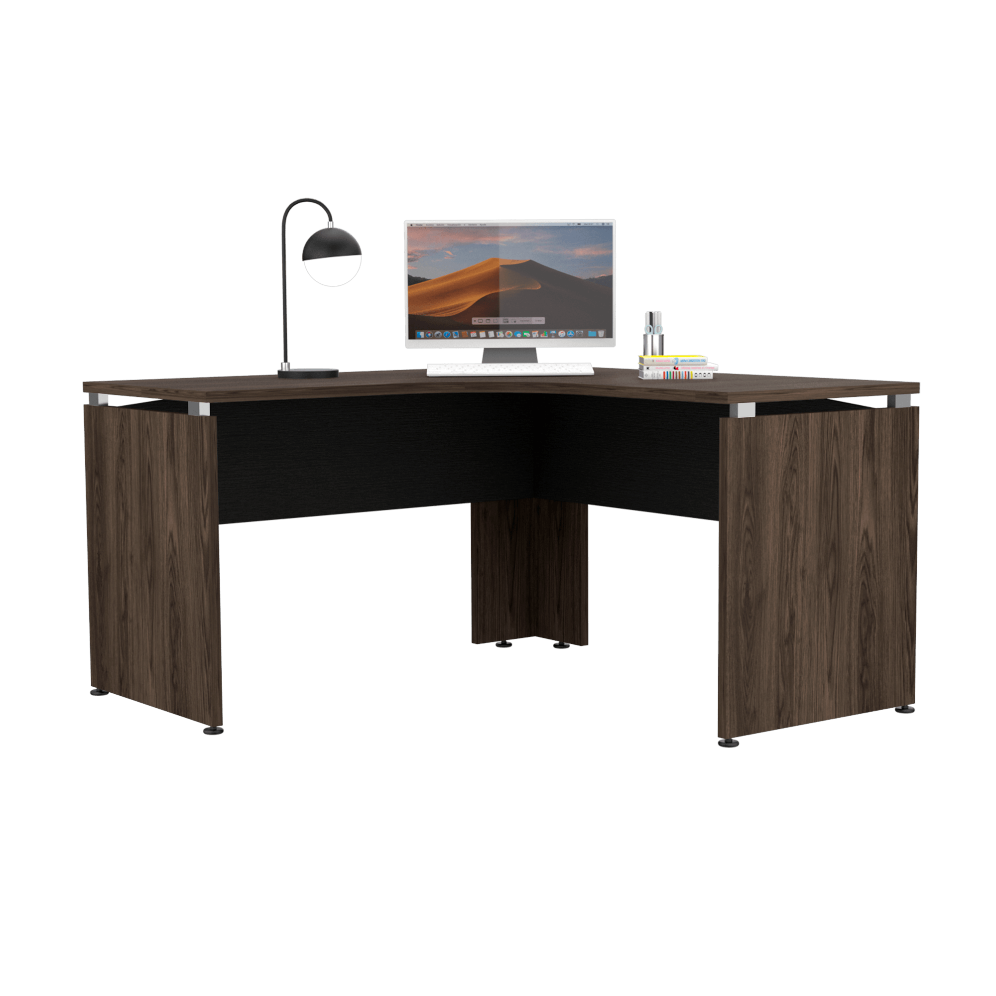 Escritorio Home Office L 140 RTA Coñac + Wengue