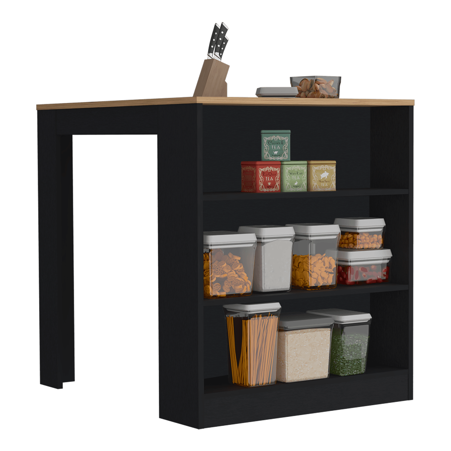 Isla de Cocina Tanna RTA Wengue Macadamia
