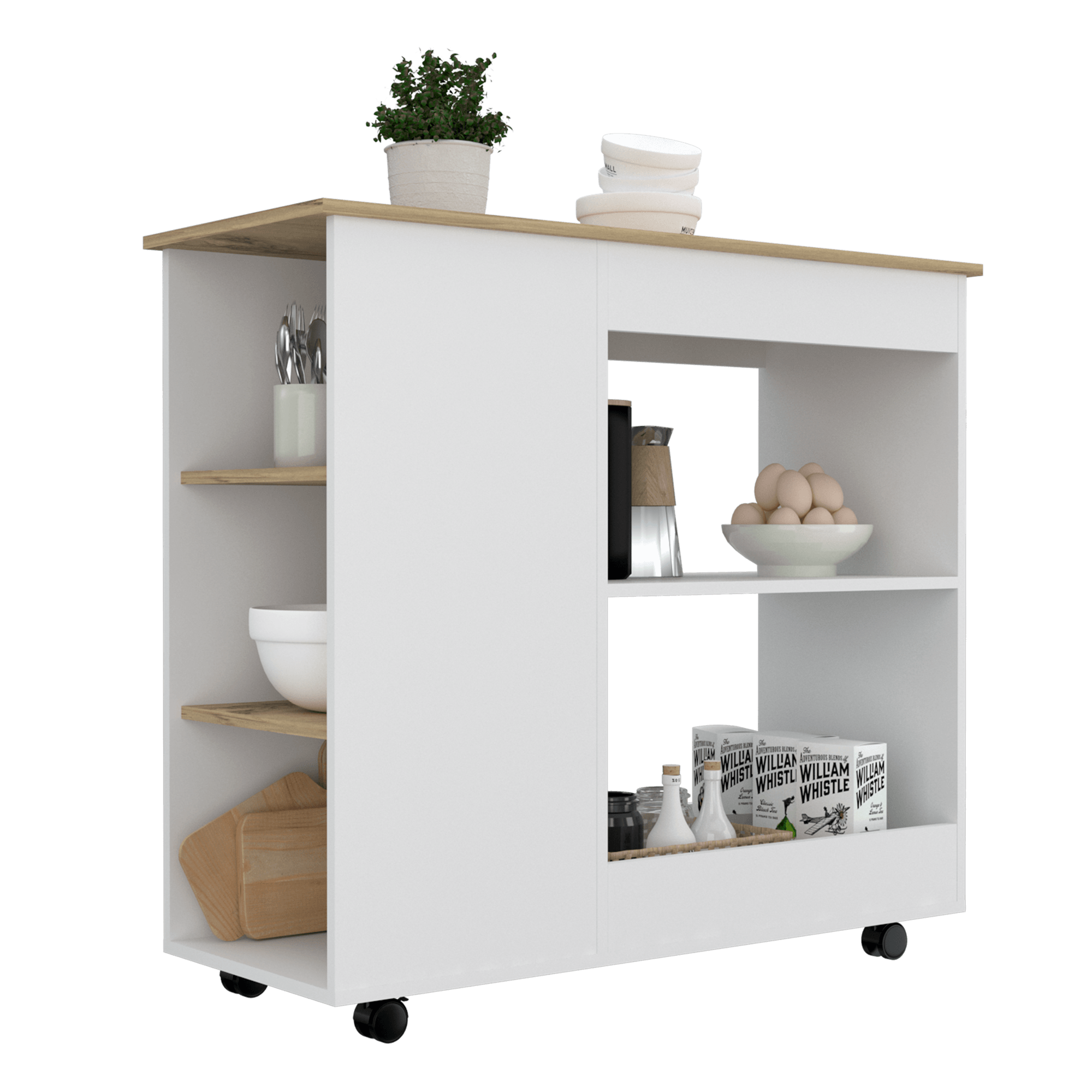Meson de cocina BiColor 2P RTA Blanco Duna