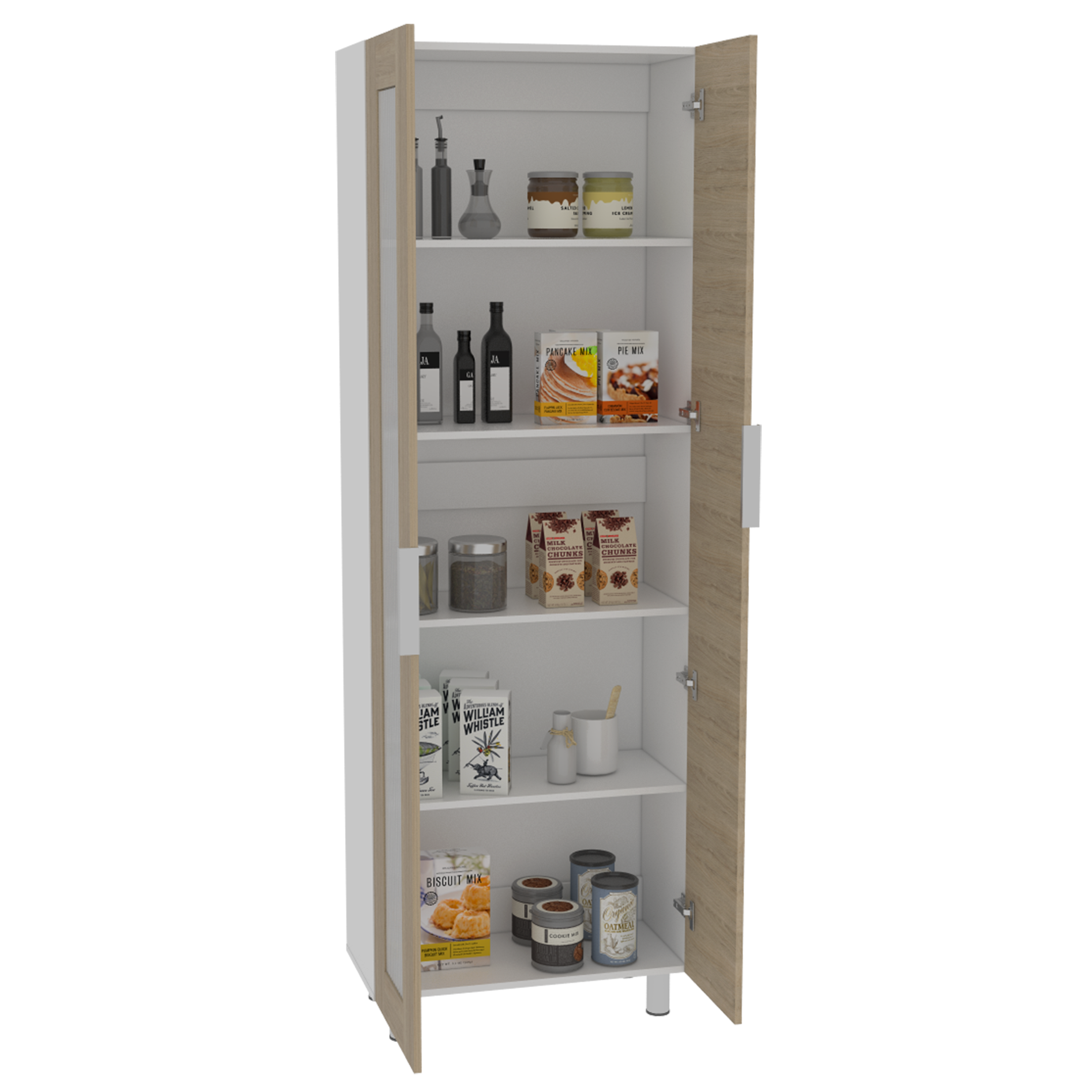 Mueble Alacena Fendi RTA Blanco + Rovere