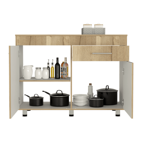 Modulo Inferior 120 Kitchen Orion RTA Blanco Duna