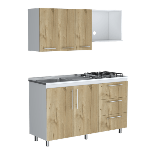 Cocina 150 Rubi Mzn IZQ RTA Blanco Duna