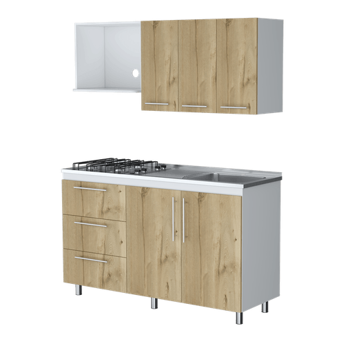 Cocina 150 Rubi Mzn DER RTA Blanco Duna