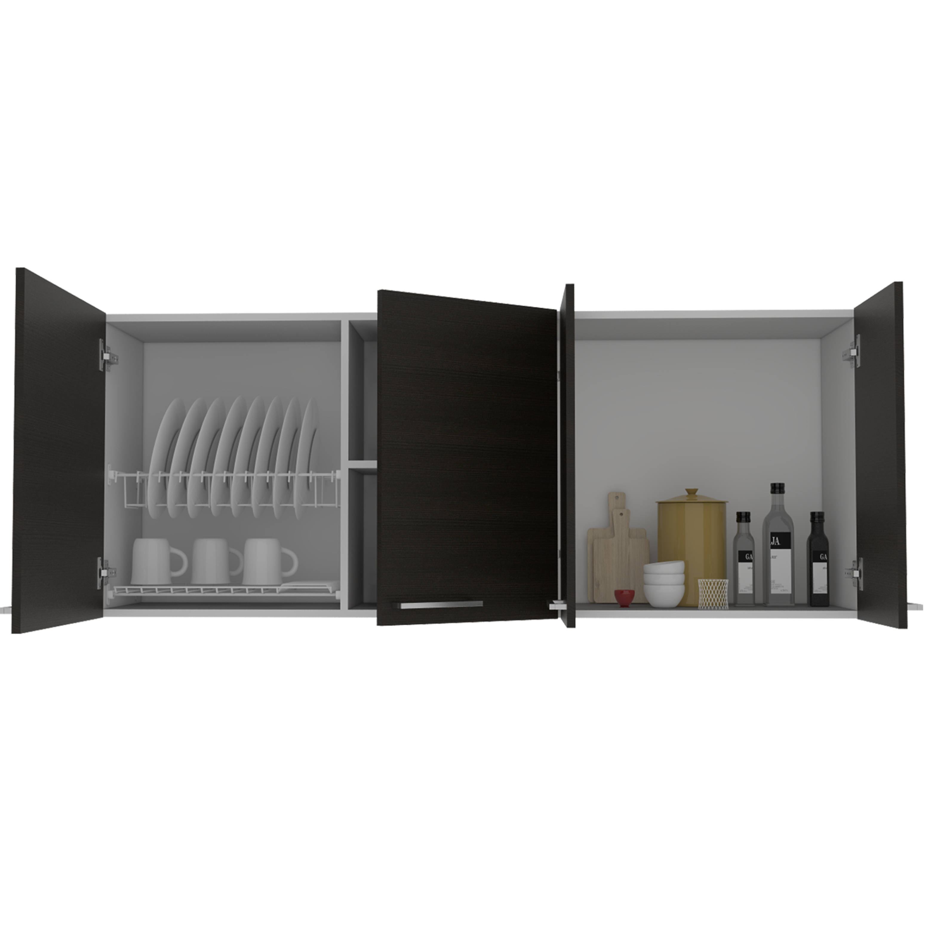 Gabinete Superior Cocina 150 RTA Wengue  Blanco