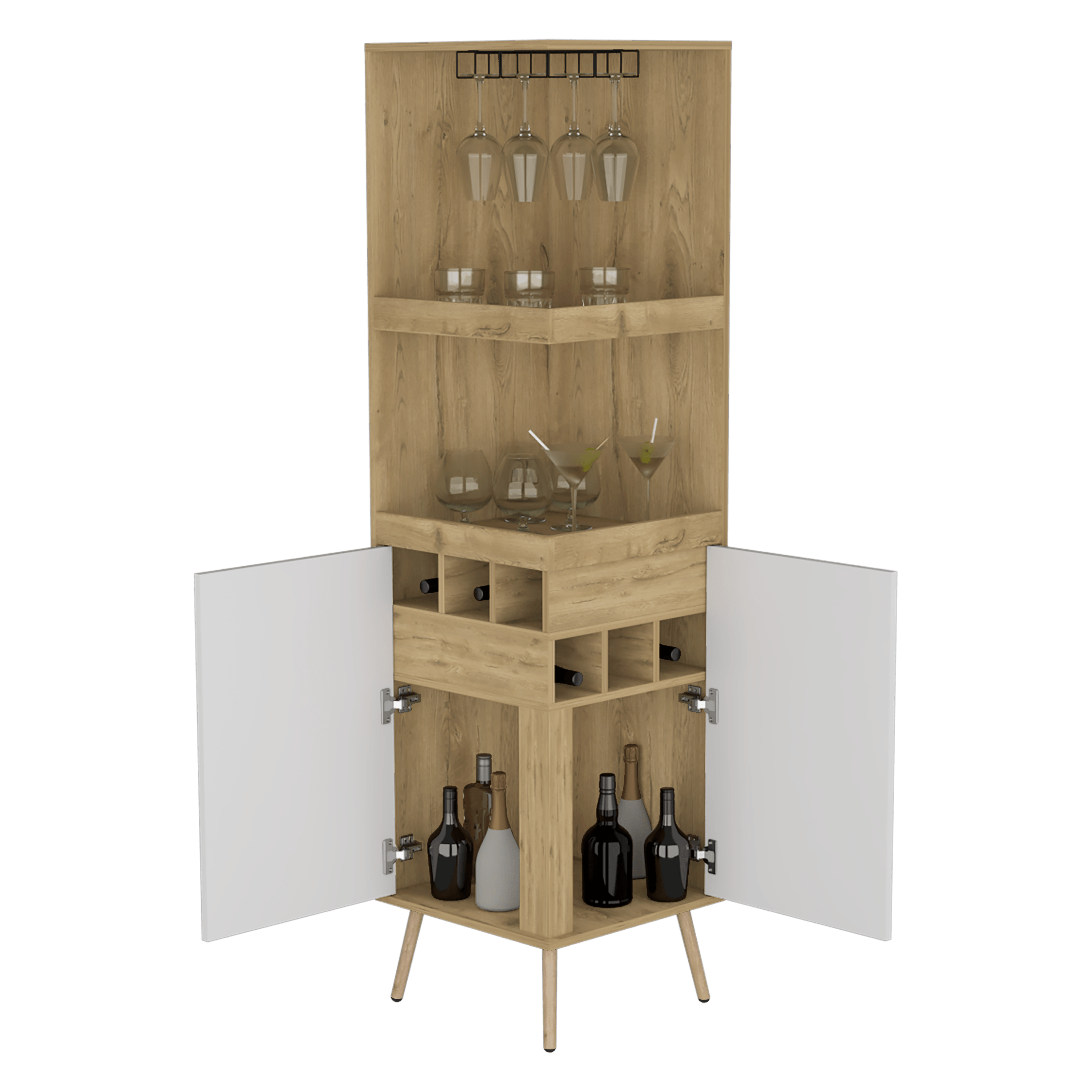 Bar Esquinero Huna 180 X 46 RTA Macadamia Blanco