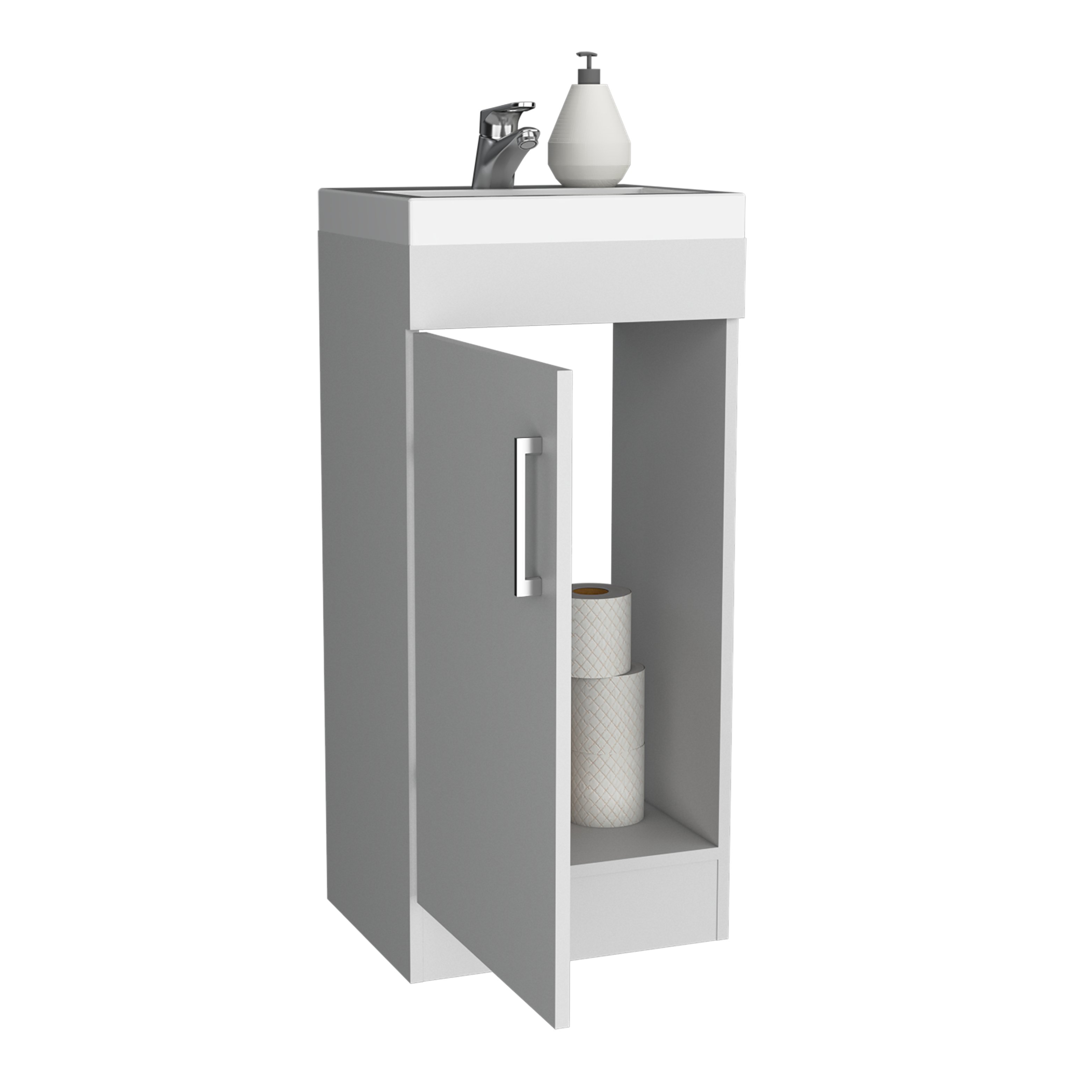 Mueble Lavamanos Madrid 83X40X33 RTA Blanco ZF