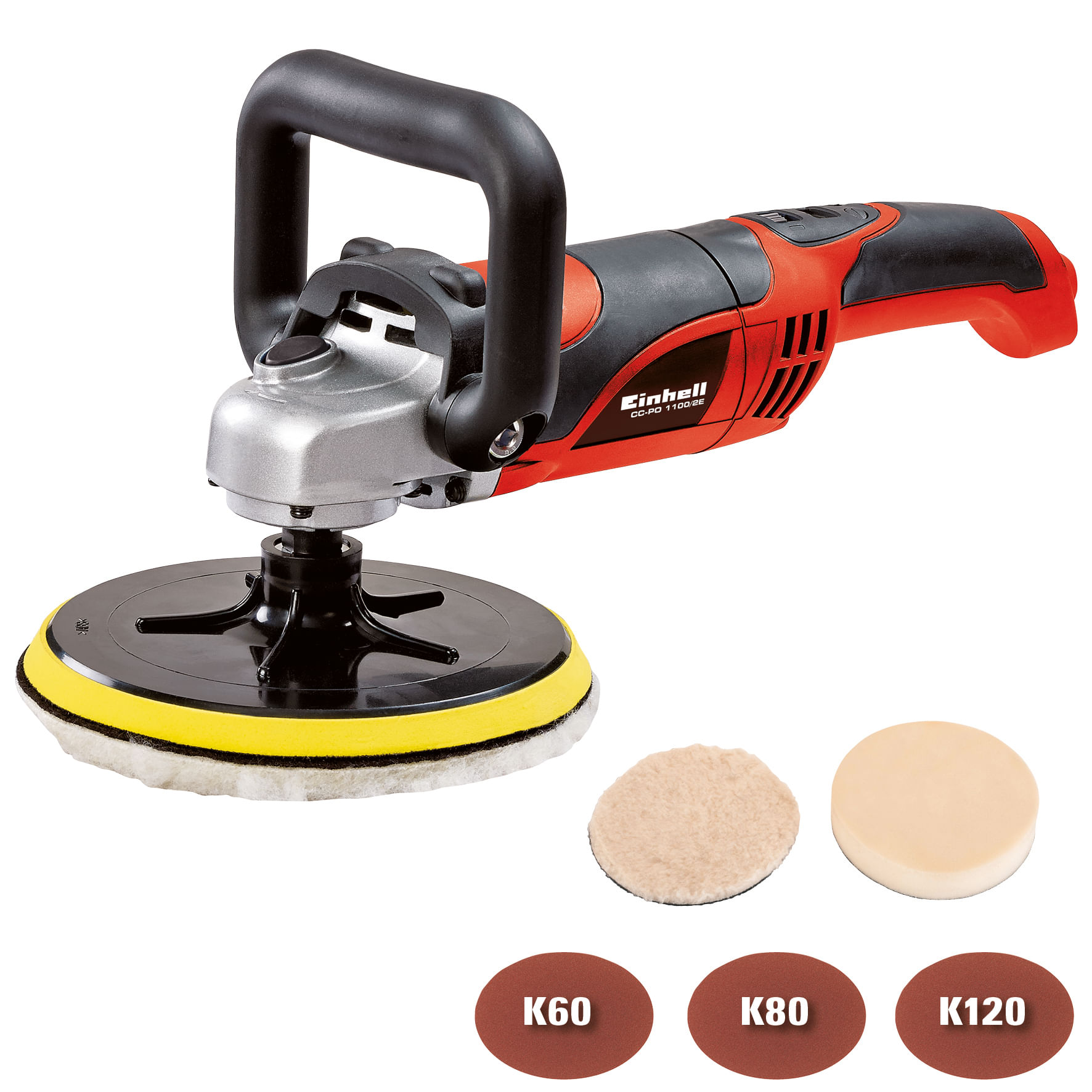 Polichadora 7" 1.100 Watts Einhell CC - PO 1100E
