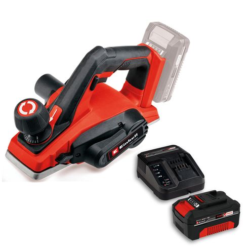 Cepillo Inalámbrico Inalámbrico 18V Incluye 1 Batería 4.0 Ah Y Cargador Einhell TE-PL 18/82 KIT