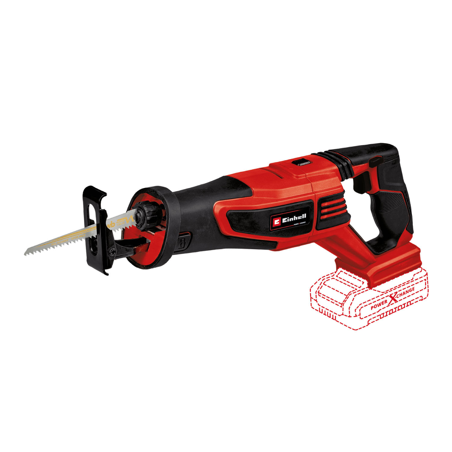 Sierra Sable Inalámbrica Brushless 18V Incluye 1 Batería 2.5 Ah Y Cargador Einhell TE-AP-18/28 Li KIT