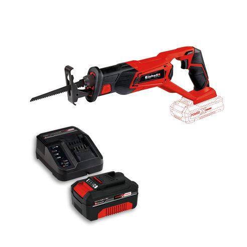 Sierra Sable Inalámbrica 18V Incluye 1 Batería 4.0 Ah Y Cargador Einhell TE-AP 18 Li KIT