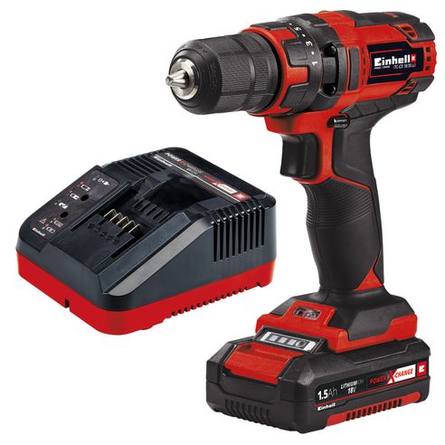 Taladro De Rotación 3/8" Inalámbrico 18V 35Nm Incluye 1 Batería 1.5 Ah, Cargador Y Einhell TC-CD 18/35 Li (1x1,5Ah) Kit