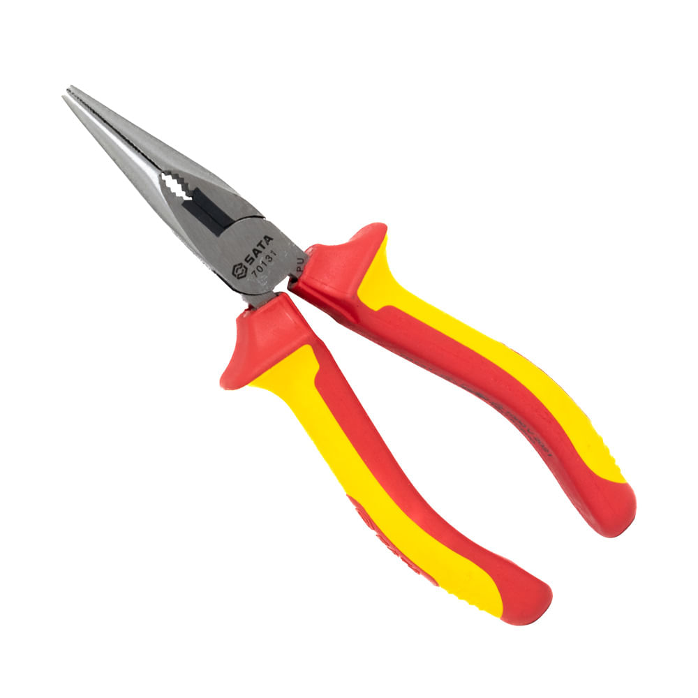 Pinza aislada 6” Sata punta larga 1000v ST70131ST