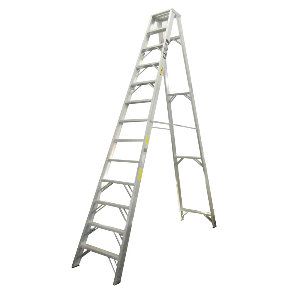 Escalera Tijera En Aluminio Profesional 13 Peldaños 4 mt/136 kg E. Colombia
