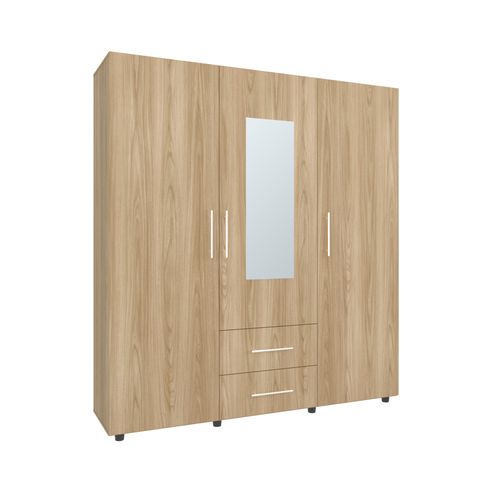 Closet Grayson Espejo 200X180X49 RTA Fresno Eu Wengue