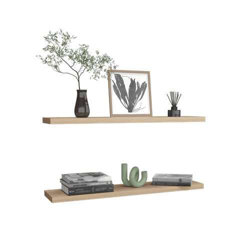 Repisa Flotante 3X120X25 RTA Rovere X2un ZF