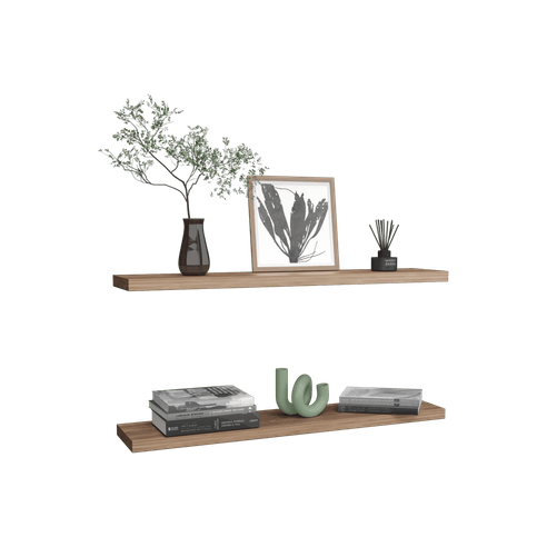 Repisa Flotante 3X120X25 RTA Miel X2un ZF