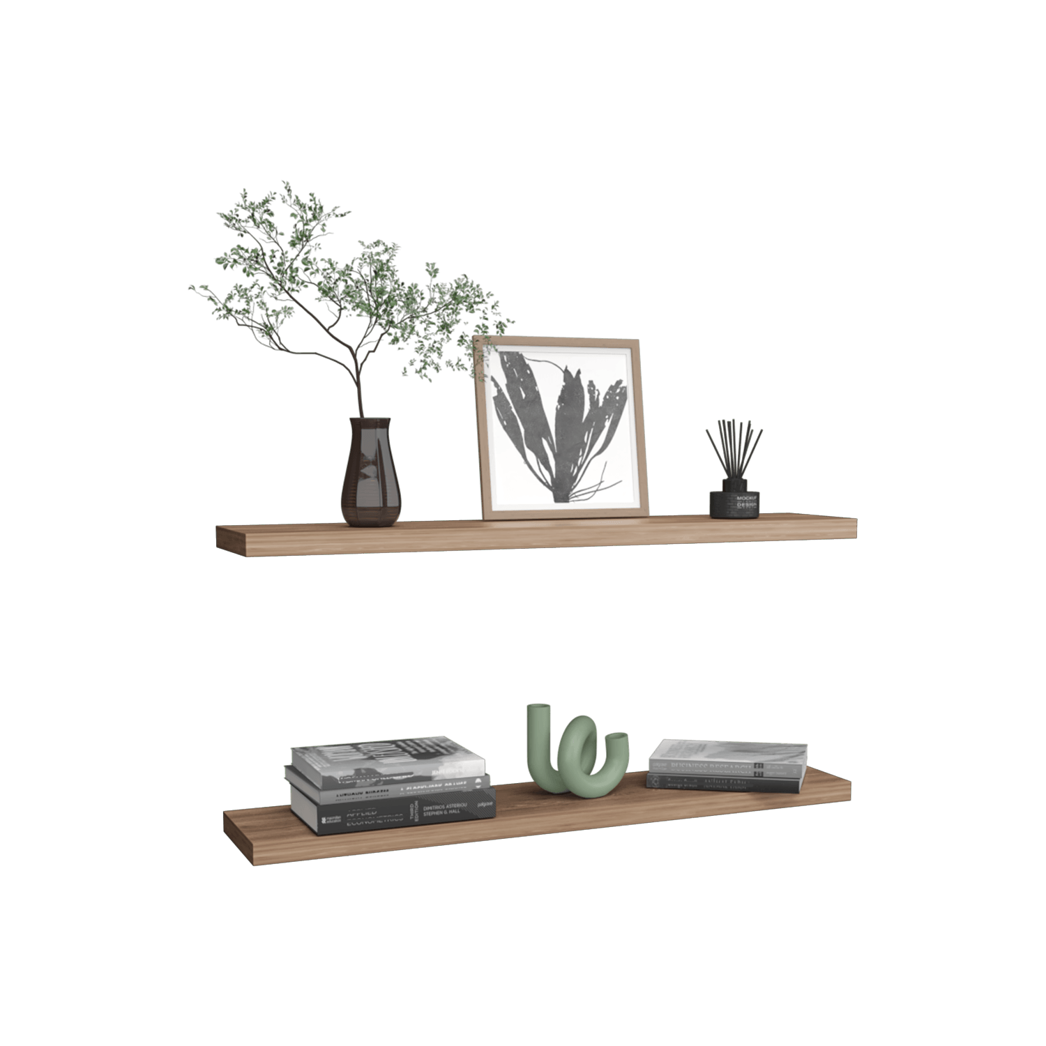 Repisa Flotante 3X120X25 RTA Miel X2un ZF