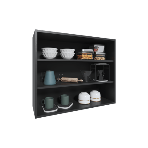 Gabinete de Pared 76X91X30 RTA Wengue ZF