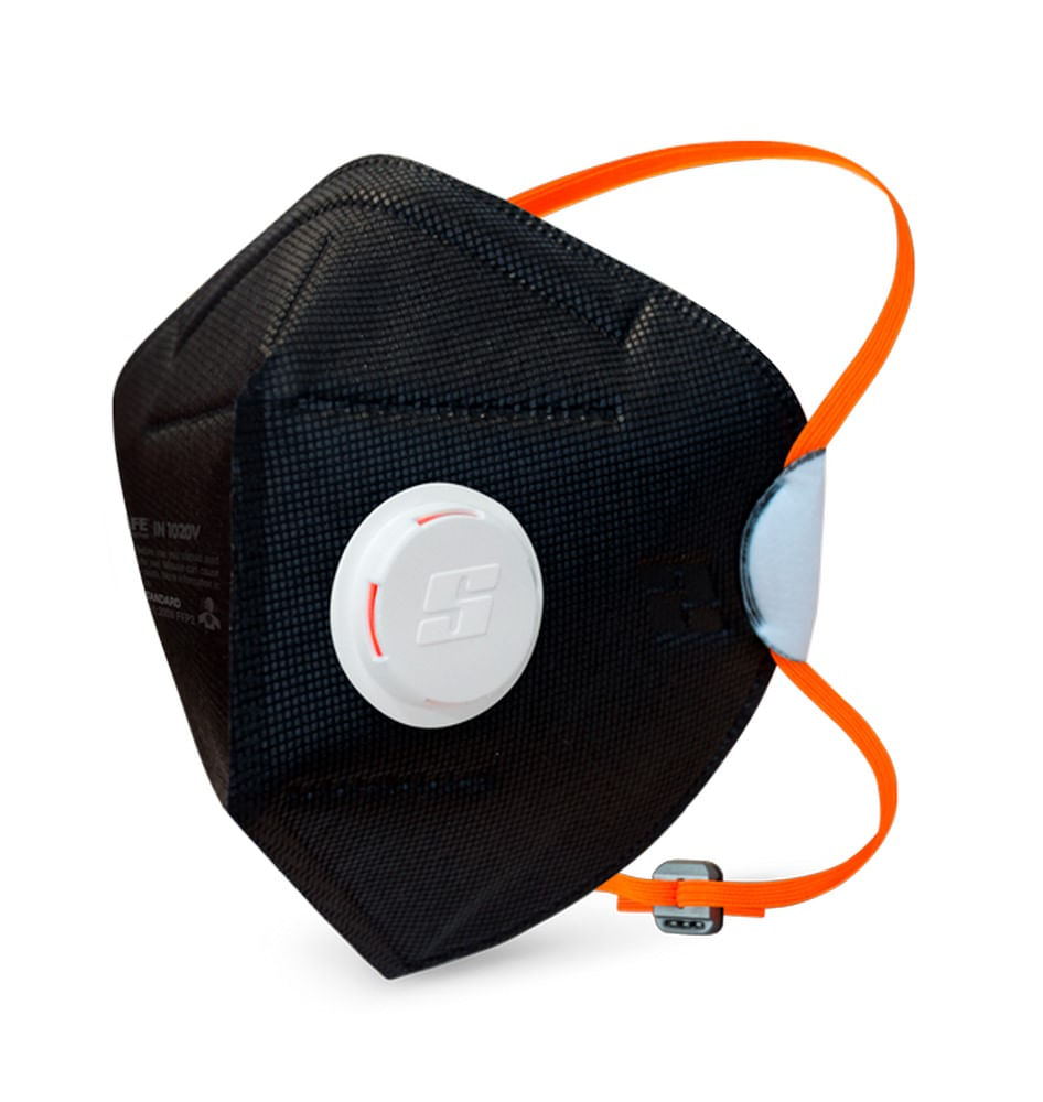 RESPIRADOR - INSAFE- IN1020V -N95 NEGRO