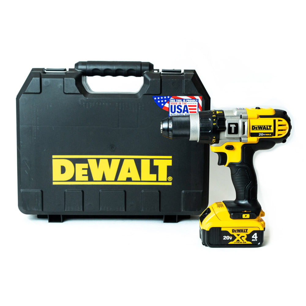 Taladro Perc Dw Recarg Dcd985  1/2" 20V2Bat 4Amp+Carg(Df)