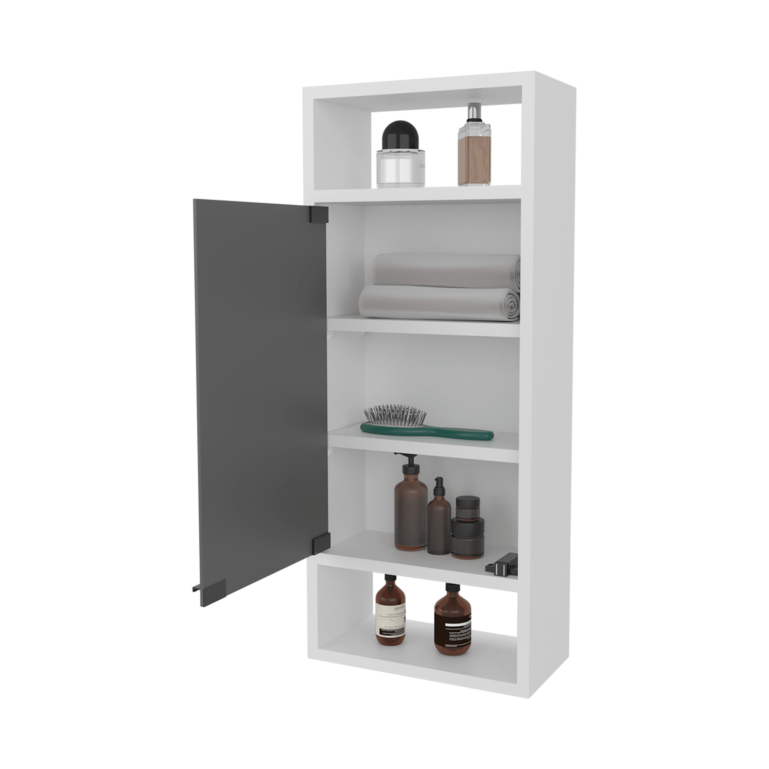 Gabinete de baño con Espejo Uros 71X30X15 RTA Blanco Marquez ZF