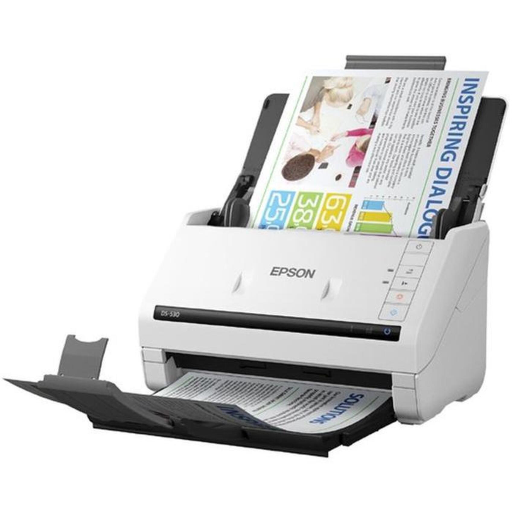 Escáner dúplex a color Epson DS-530 II USB 2.0 blanco