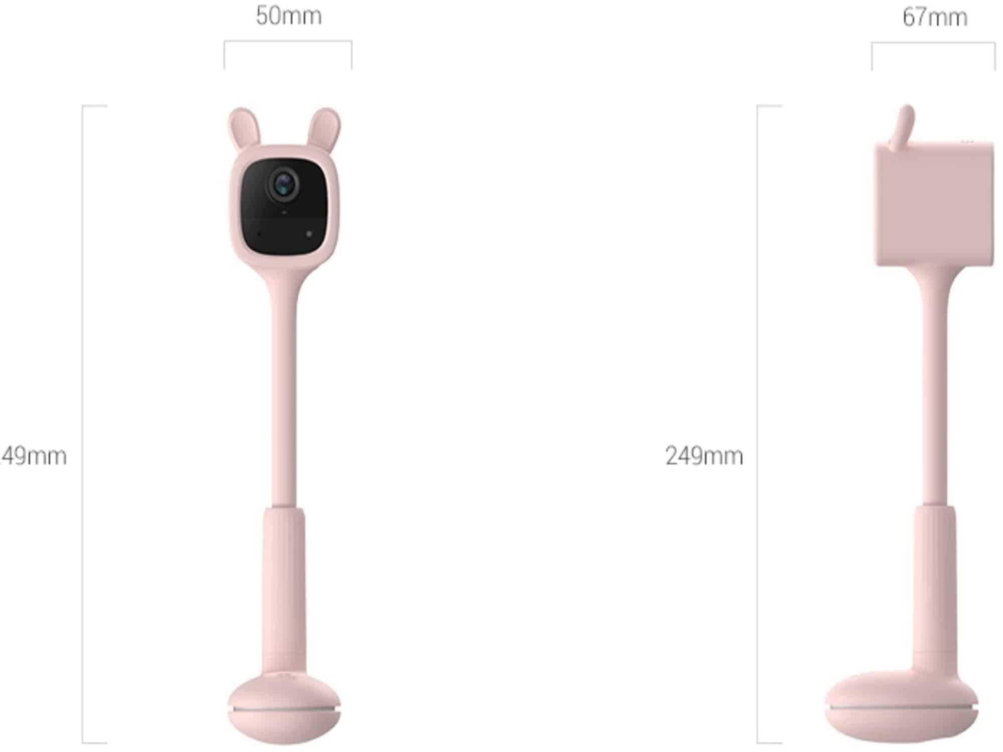 Cámara de seguridad Ezviz BM1 wifi 2MP rosa