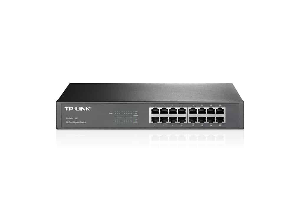 Switch NO administrable Base 16 Puertos Gigabit TL-SG1016D Tp link