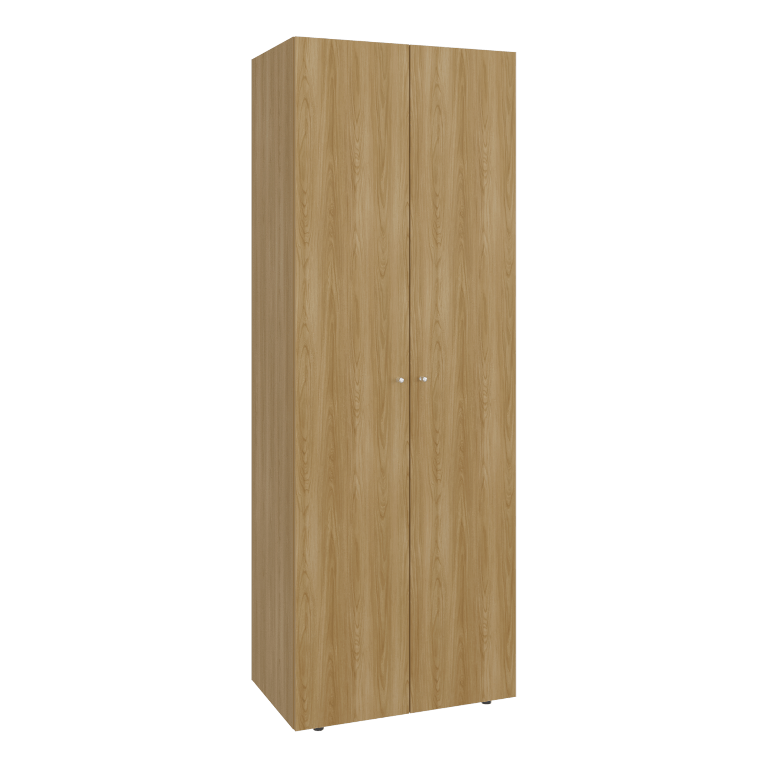 Closet 2 Puertas E1 Tuhogar 170X60X40 RTA  Fresno Blanco