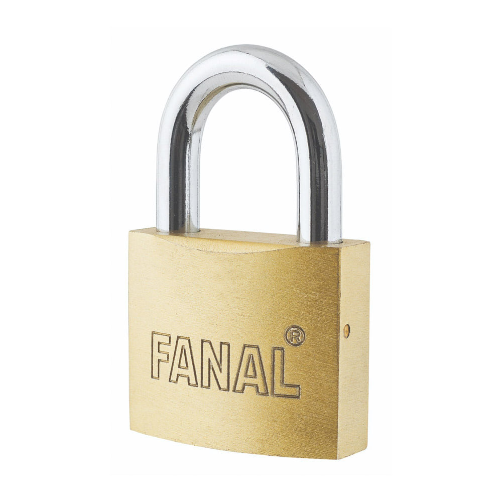 Candado -Fanal- 63Mm Hierro Fh63-B Bronce Corto