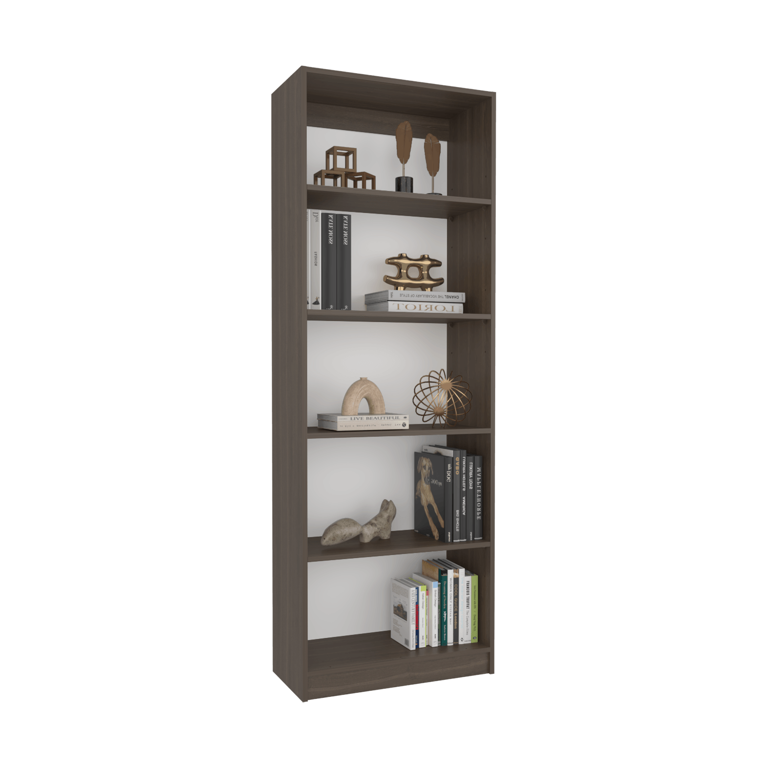 Estante Home E3 5 Espacios 180X62x29 RTA Milan Blanco