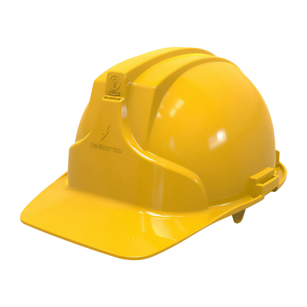 Casco para minero amarillo con rachet E.P.I. CAPD22R