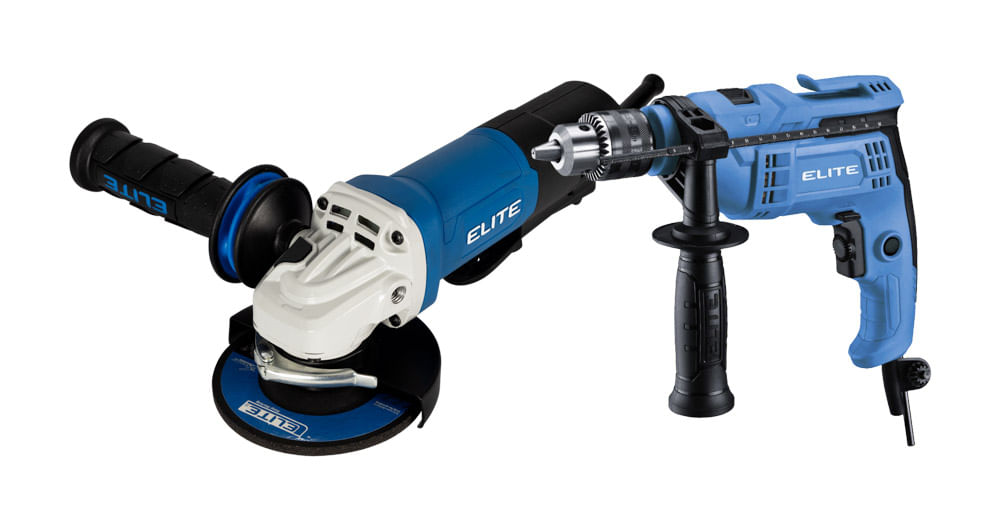 PULIDORA -ELITE- AG1420  4.1/2"+TALADRO
