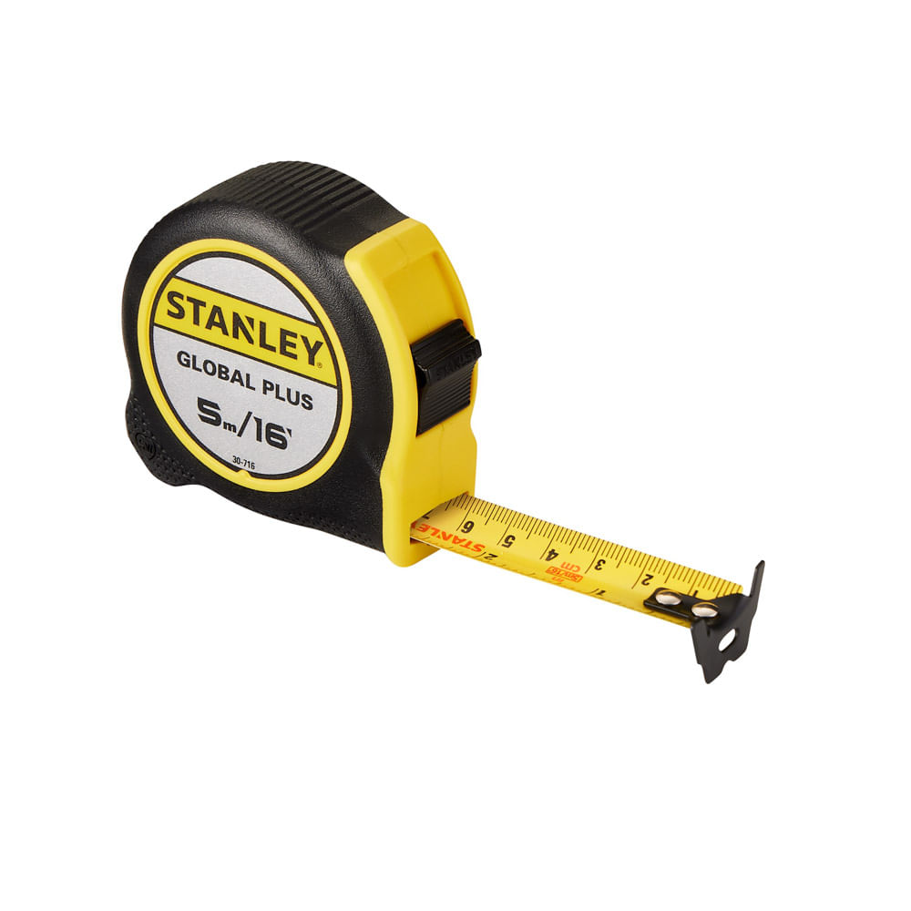 Flexómetro 5 metros Global plus Stanley 30-716