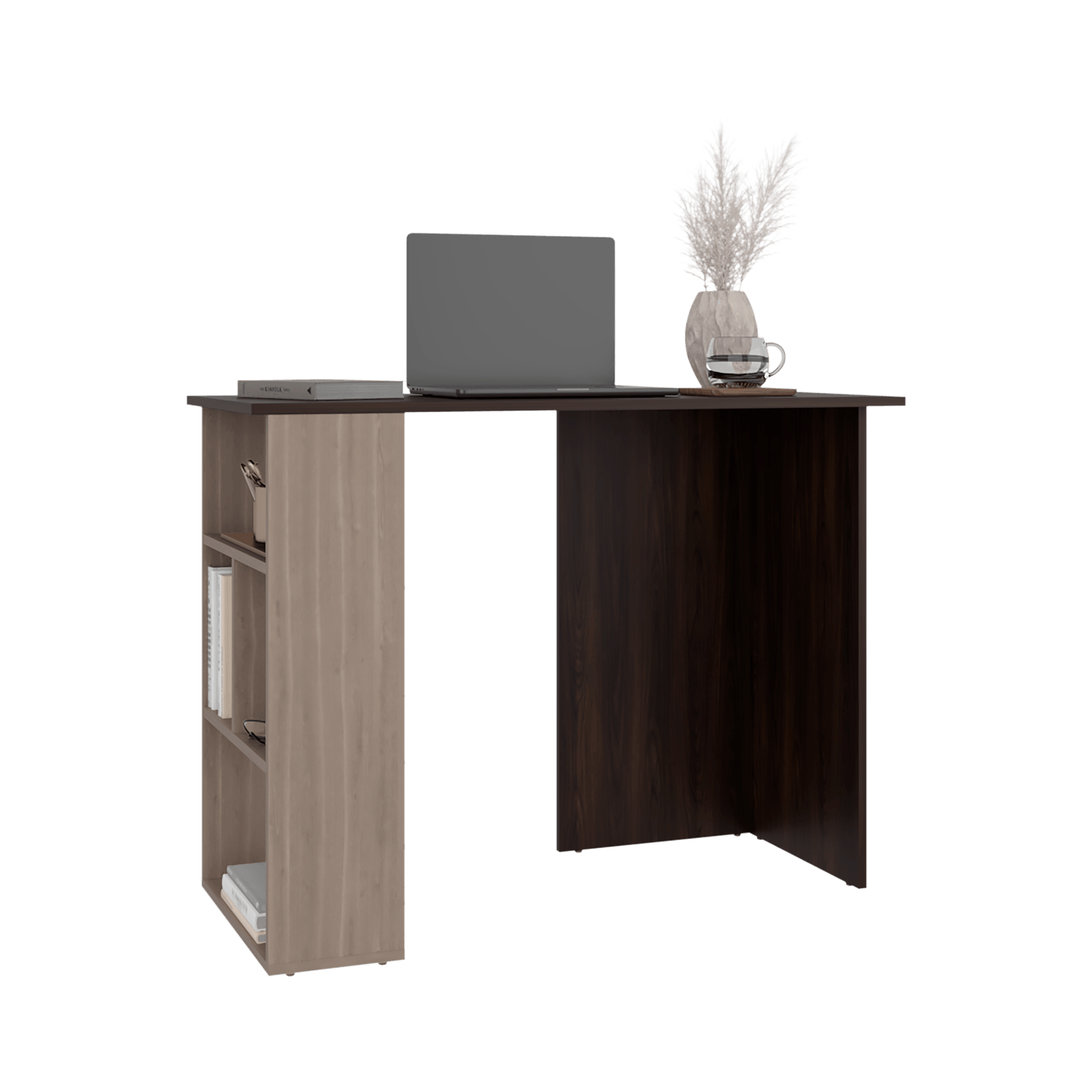 Escritorio Biblioteca Avis 75X100X45 RTA Nogal Bardolino