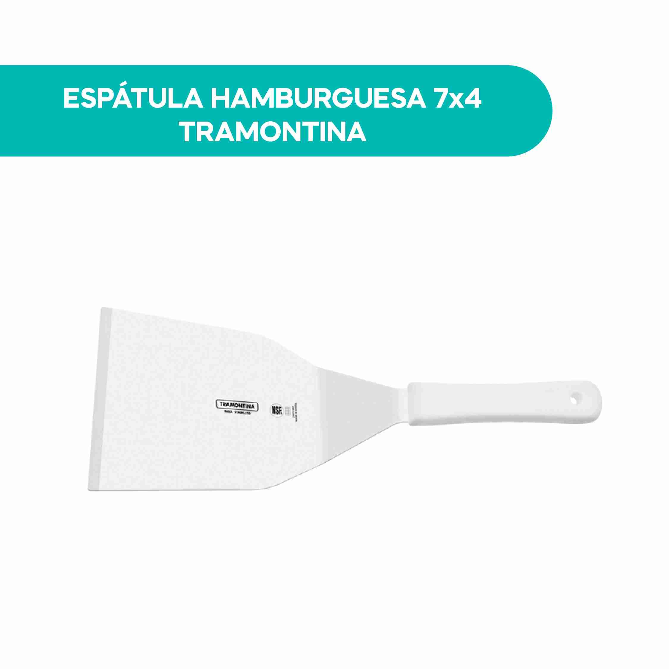 Espátula Hamburguesa 7x4 Tramontina
