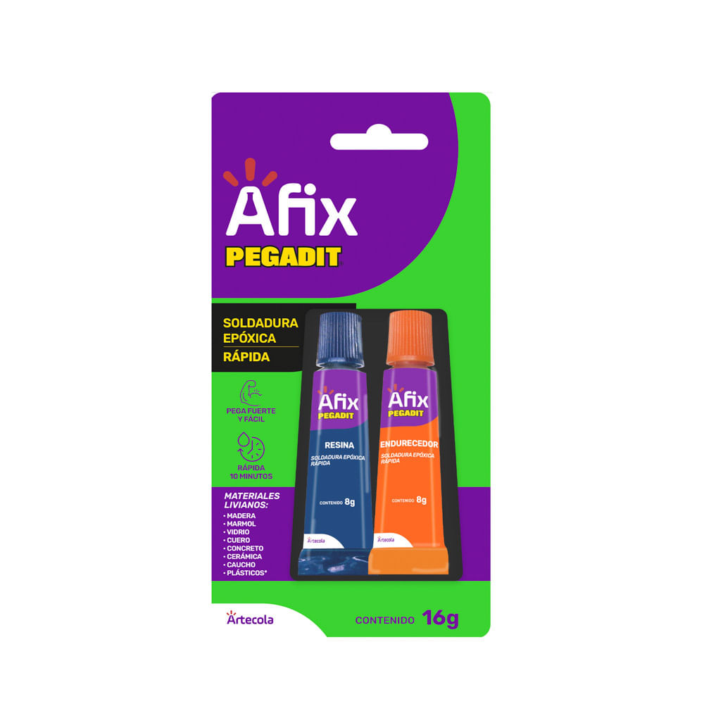 Soldadura Epóxica Rápida Afix Pegadit x 16 Gr