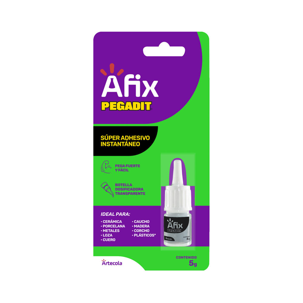Súper adhesivo Instantáneo Afix Pegadit x 5 gr