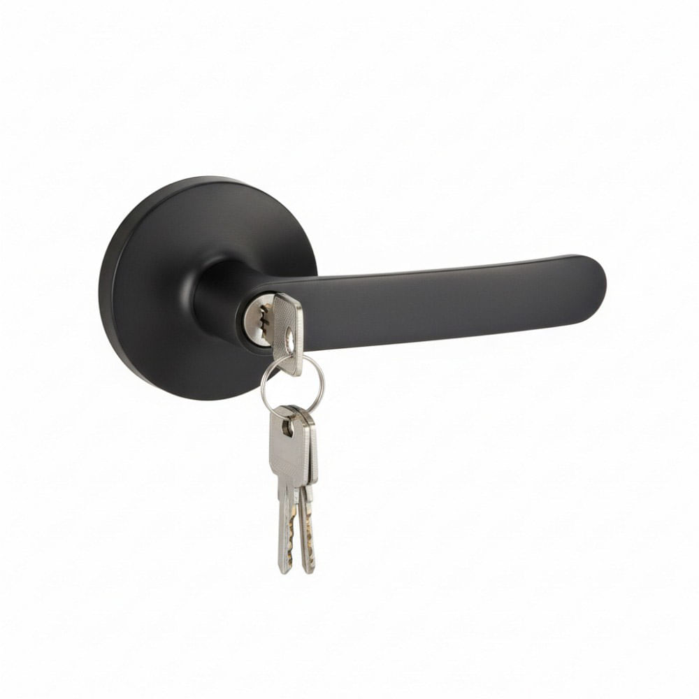 Cerradura manija inoxidable de sobreponer exterior para barra VL131- VISALOCK VL05