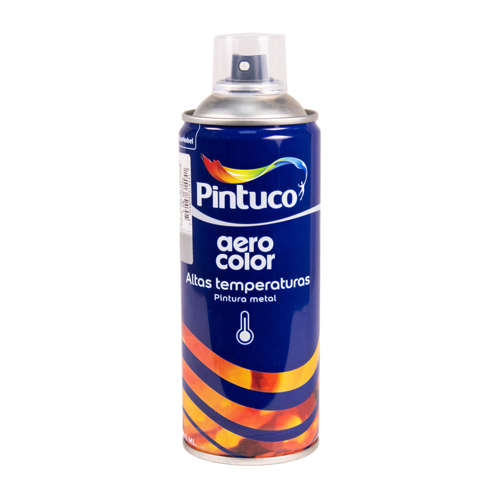 Aerocolor Alta Temperat. Aluminio 300Ml(12)(Ag)