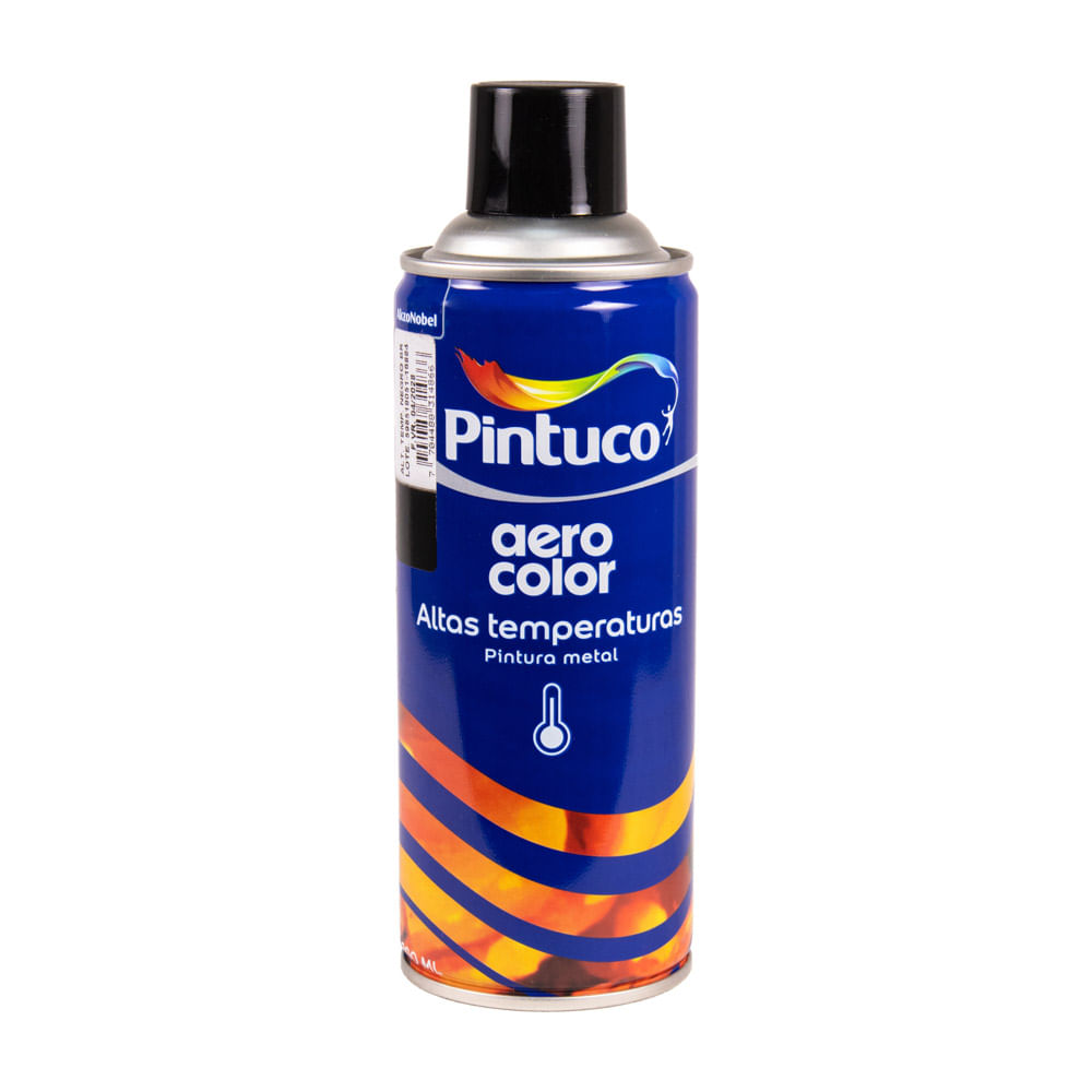 Aerocolor Alta Temperat. Negro Bte 300Ml.