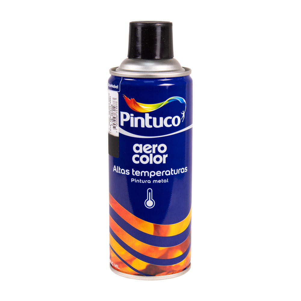 Aerocolor Alta Temperat. Negro Mate300Ml (12)