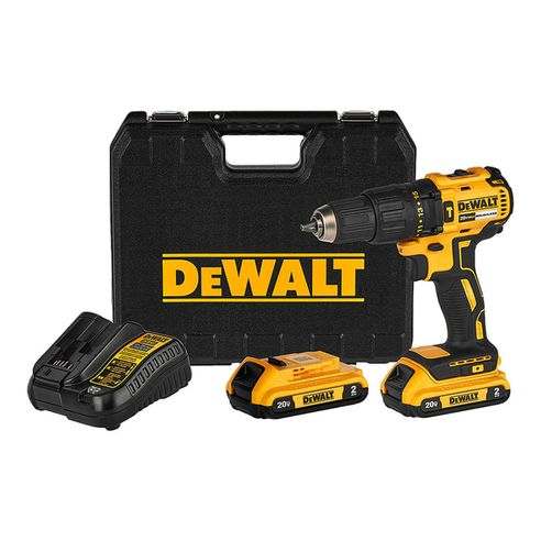Kit de Taladro Percutor/Atornillador de 1/2" (13mm) Inalámbrico DCD7781D2 20V MAX Brushless + 2 Baterías Dewalt
