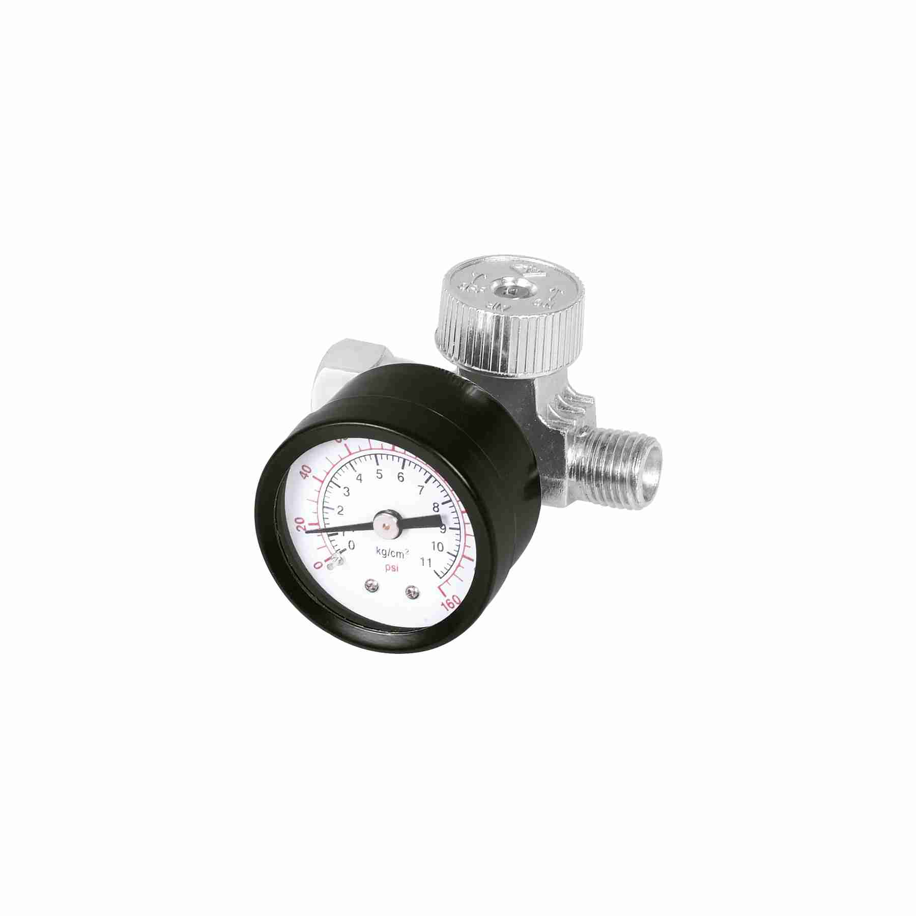 Regulador de Aire con Manómetro Truper 1/4" NPT: Control Preciso y Resistente para Compresor y Herramientas Neumáticas
