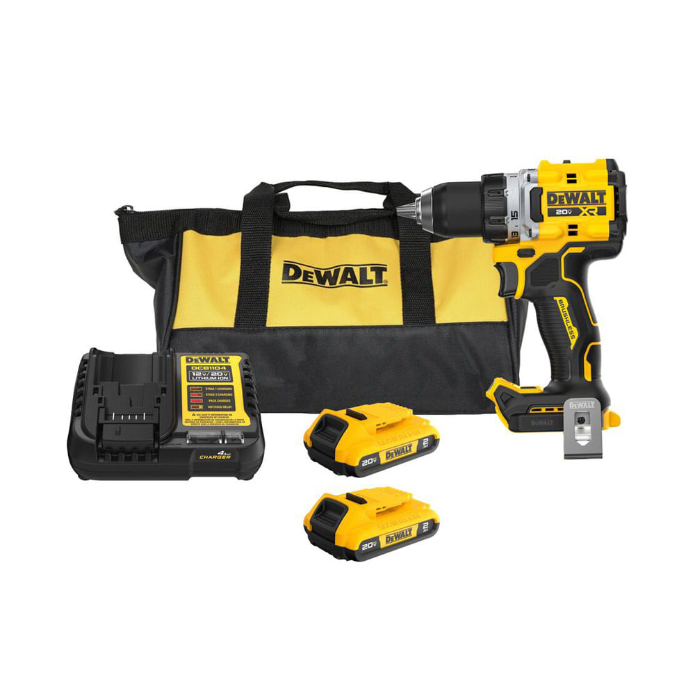 Taladro Atornillador Dewalt  DCD801D2-B3 / 20V + 2 Baterías