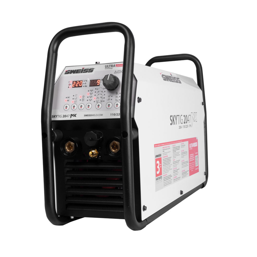 Soldador Inversor 200 amp con Antorcha y Accesorios Sweiss SKYTIG2047